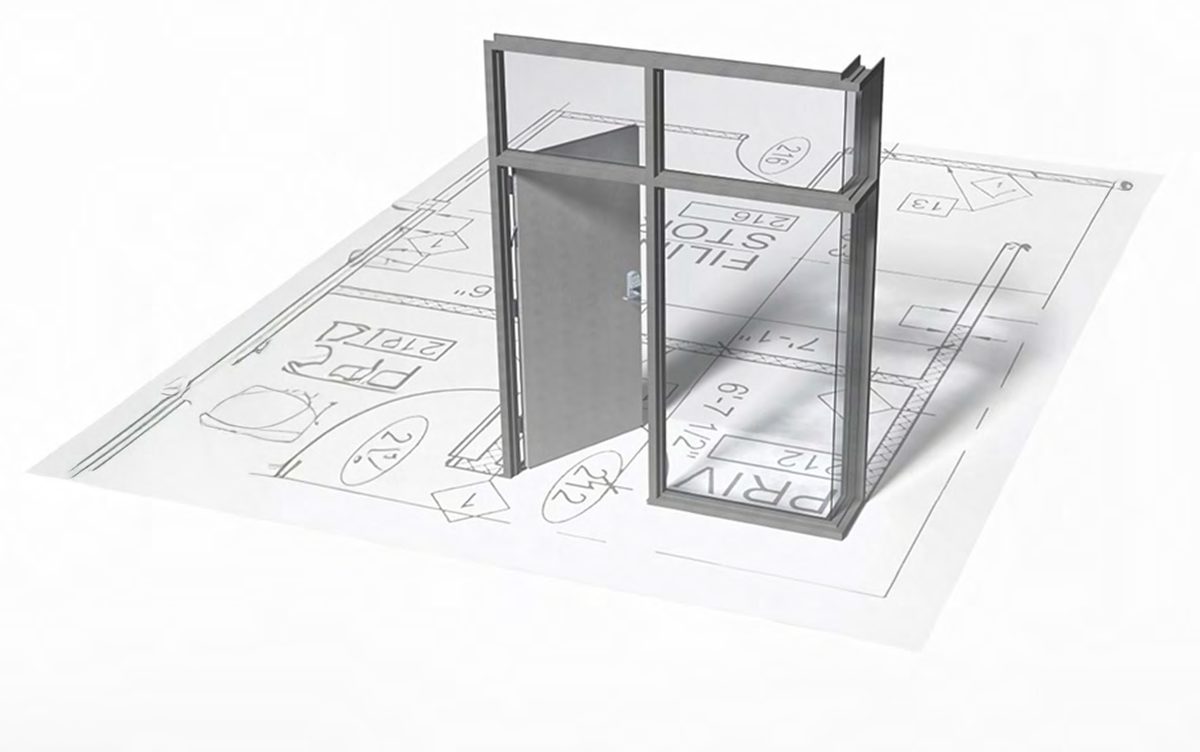 Hollow metal door frame